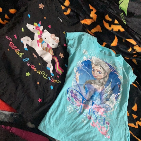 Bundle of 2 SHIRTS! Disney Frozen and Hello Kitty! - Picture 1 of 10